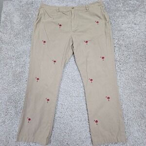 Vineyard Vines Pants Mens 40x30 (Fits 37x29) Palm Tree Slim Fit Breaker Straight